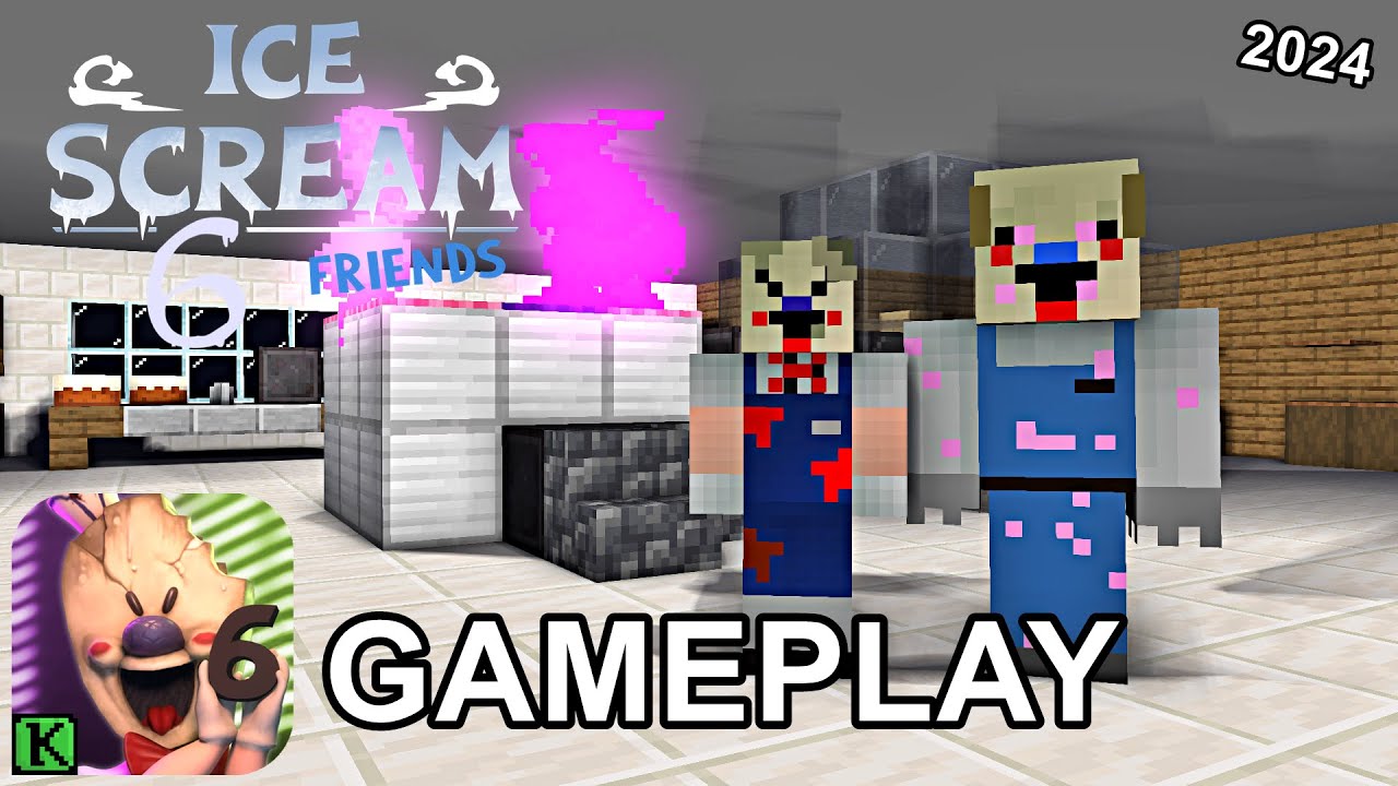 ICE SCREAM 6 GAMEPLAY IN MINECRAFT 2024