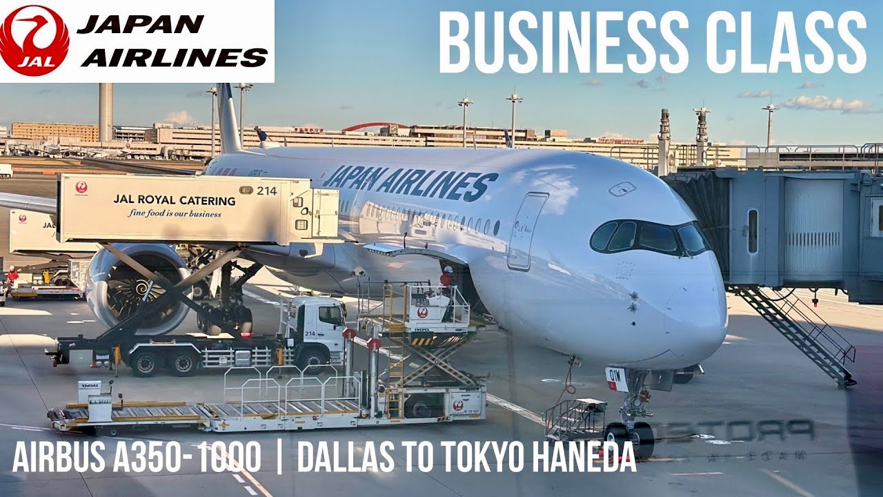 Japan Airlines NEW Business Class Airbus A350-1000 | Dallas to Tokyo Haneda