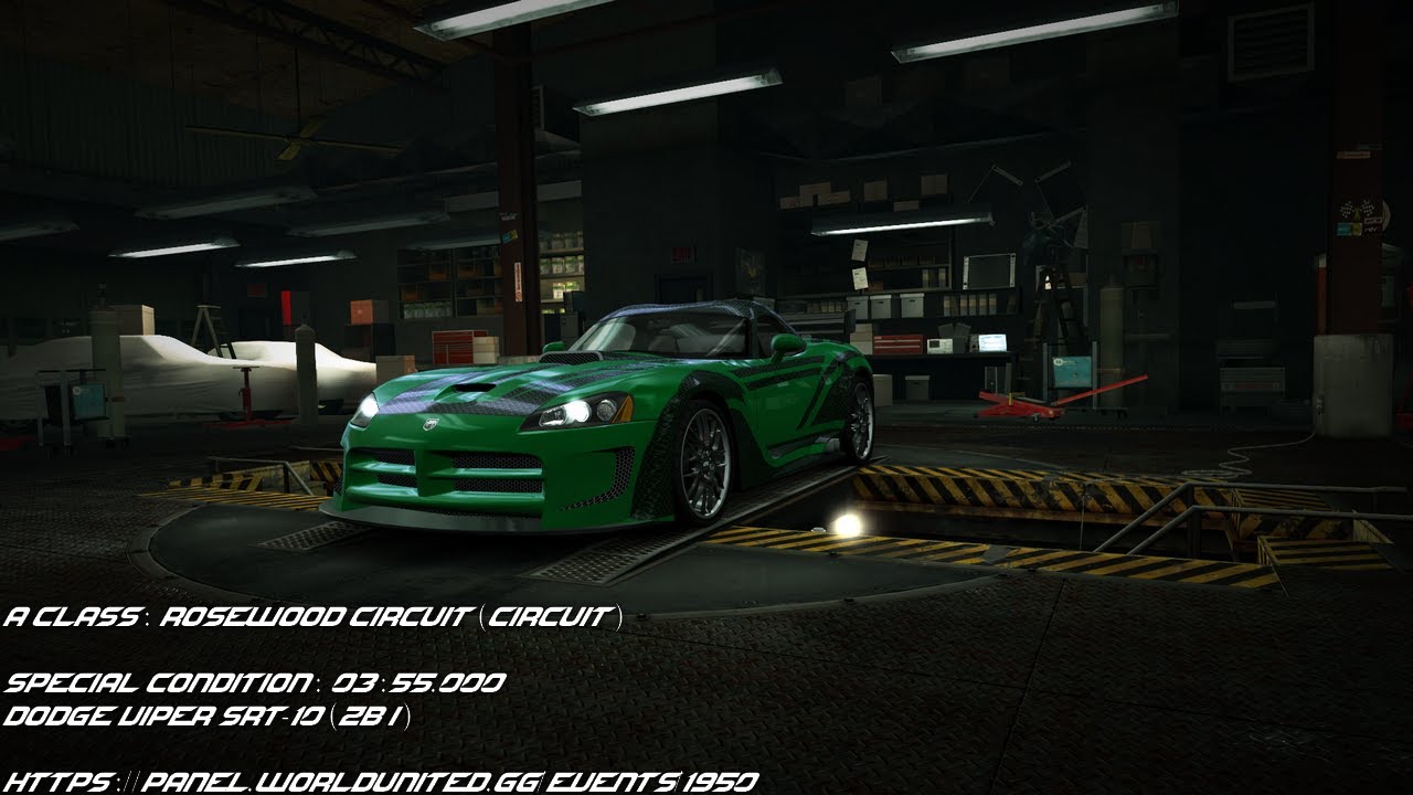 NFS World (WUGG) - Special Condition (A class) - 03:45.670 - Dodge Viper SRT-10 (ZB-I)