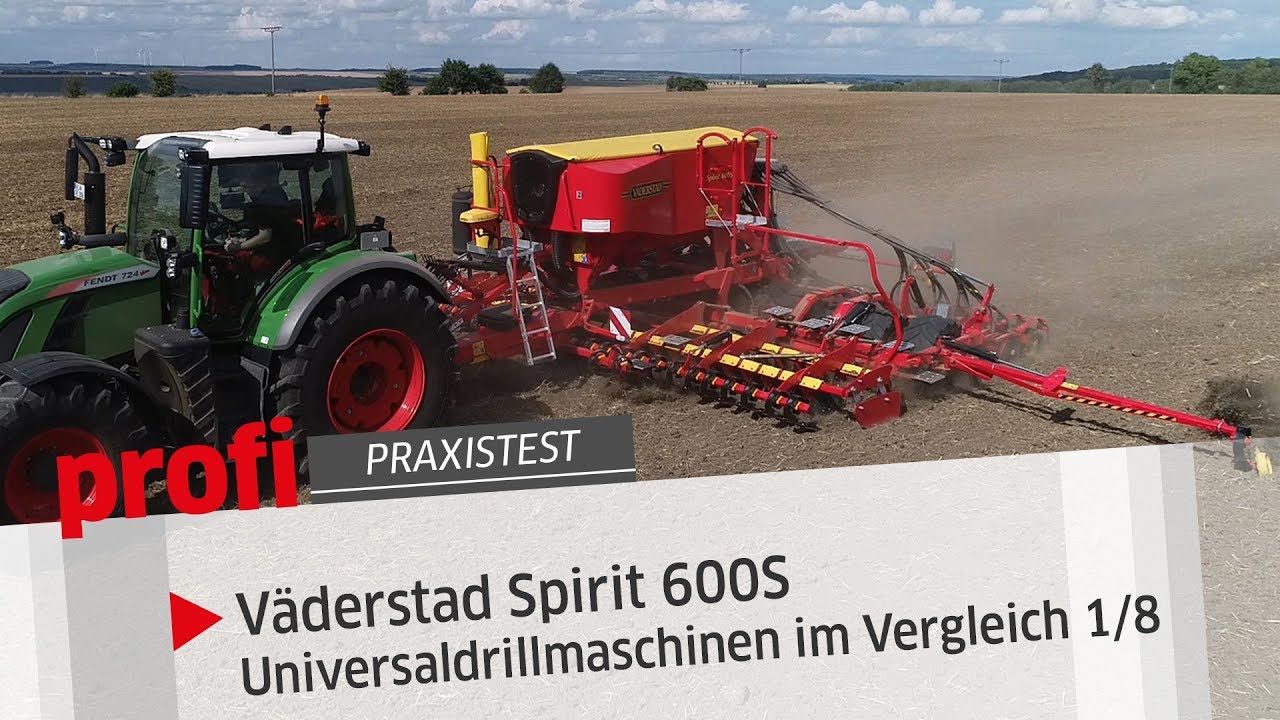 Väderstad Spirit 600S im 6-m-Universaldrillmaschinen im Vergleich (1/8) | profi #Praxistest