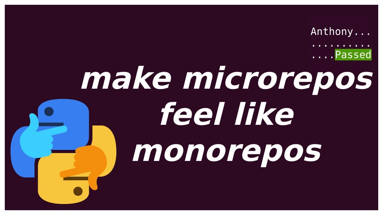 making microrepos feel like monorepos with all-repos (talk)