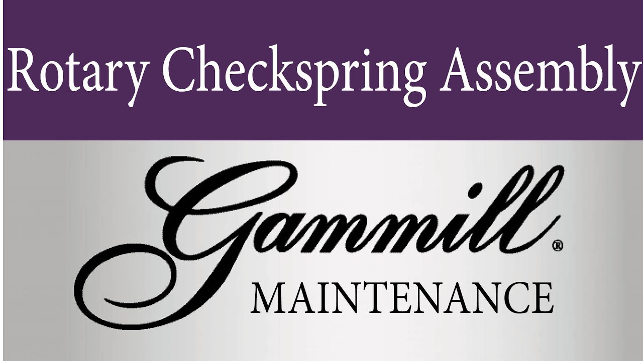 Rotary Checkspring Assembly