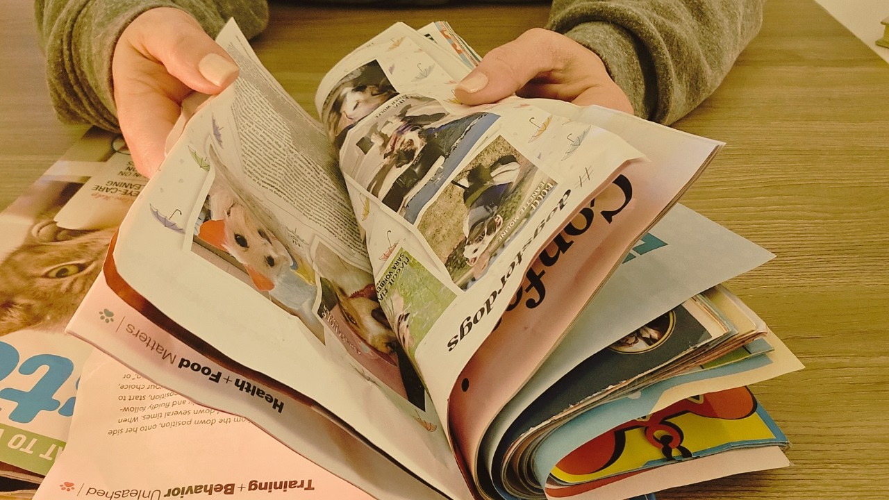 🤤 Textured Pages: Relaxing Magazine Page Turning ASMR with Crinkles - No Talking