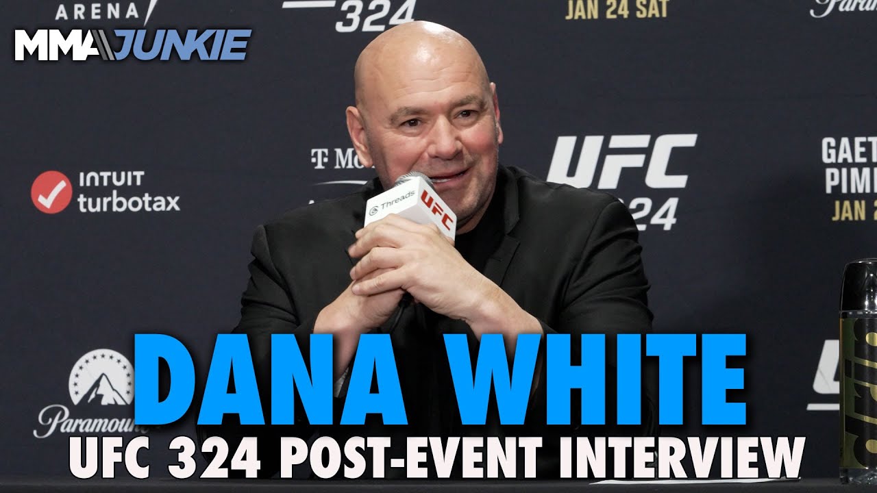 Dana White reacts to Justin Gaethje vs. Paddy Pimblett, talks new bonuses, betting issue | UFC 324