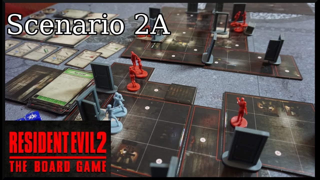 Resident Evil 2 The Board Game - Campaign - Scenario 2A