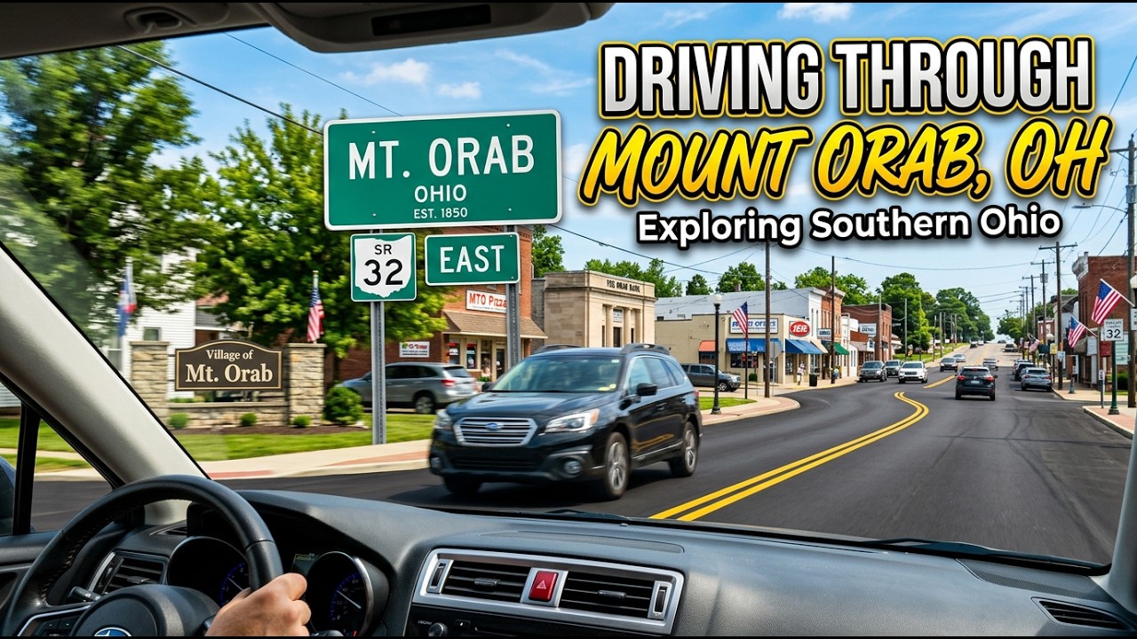Driving through Mount Orab, Ohio