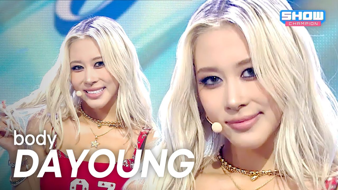 [SOLO HOT DEBUT] 다영(DAYOUNG) - body l Show Champion l EP.569 l 250917