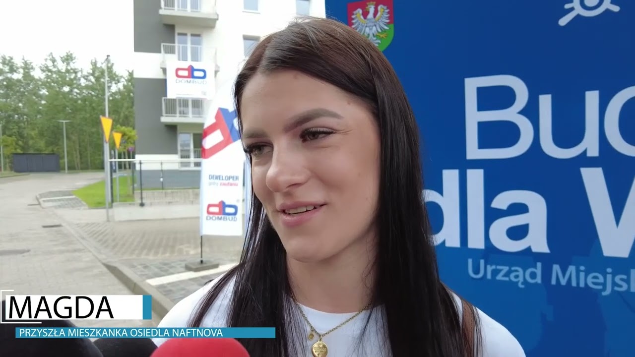 Pierwsi lokatorzy nowych mieszkań przy ulicy Naftowej w Sosnowcu odebrali już klucze