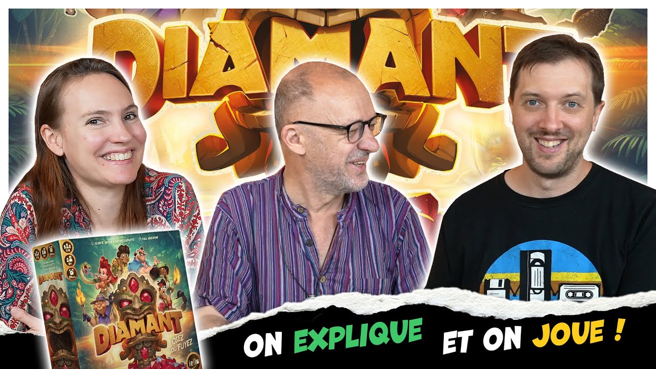 Diamant, on explique et on joue avec Bruno Faidutti