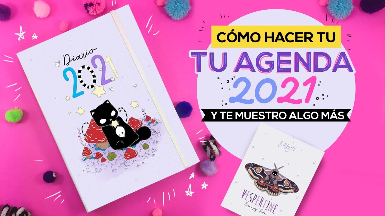 Realiza tu propia CREEPY AGENDA 2021 📒✏️ ¡sin complicaciones!