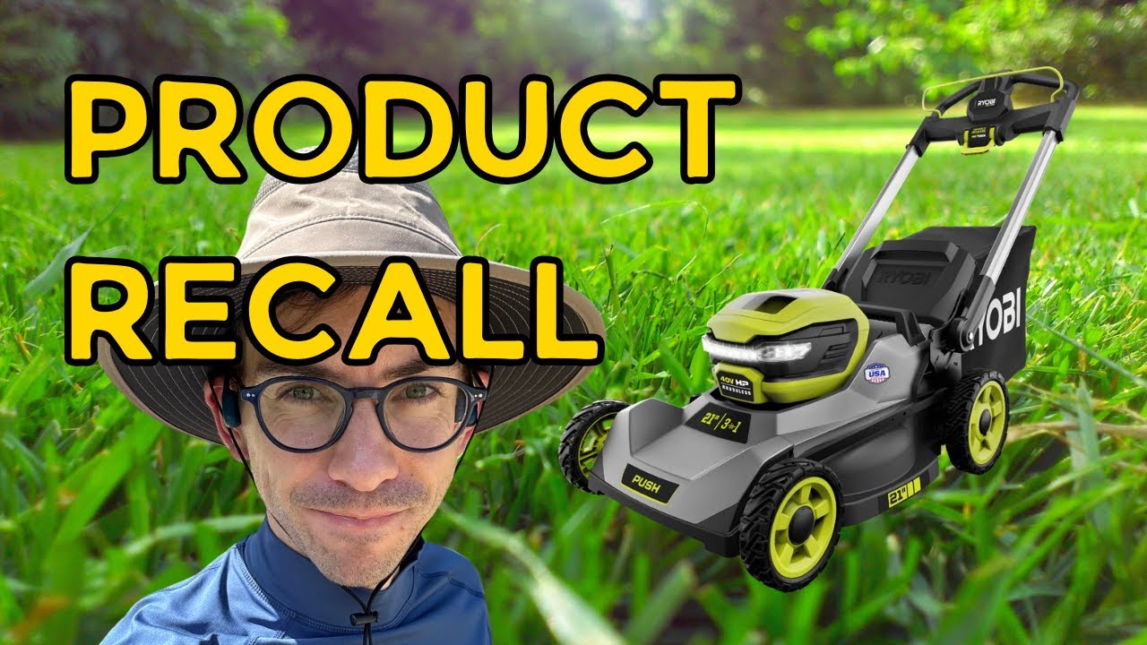 Ryobi Lawn Mower RECALL Due to Fire Risk (They'll Replace Your Mower)