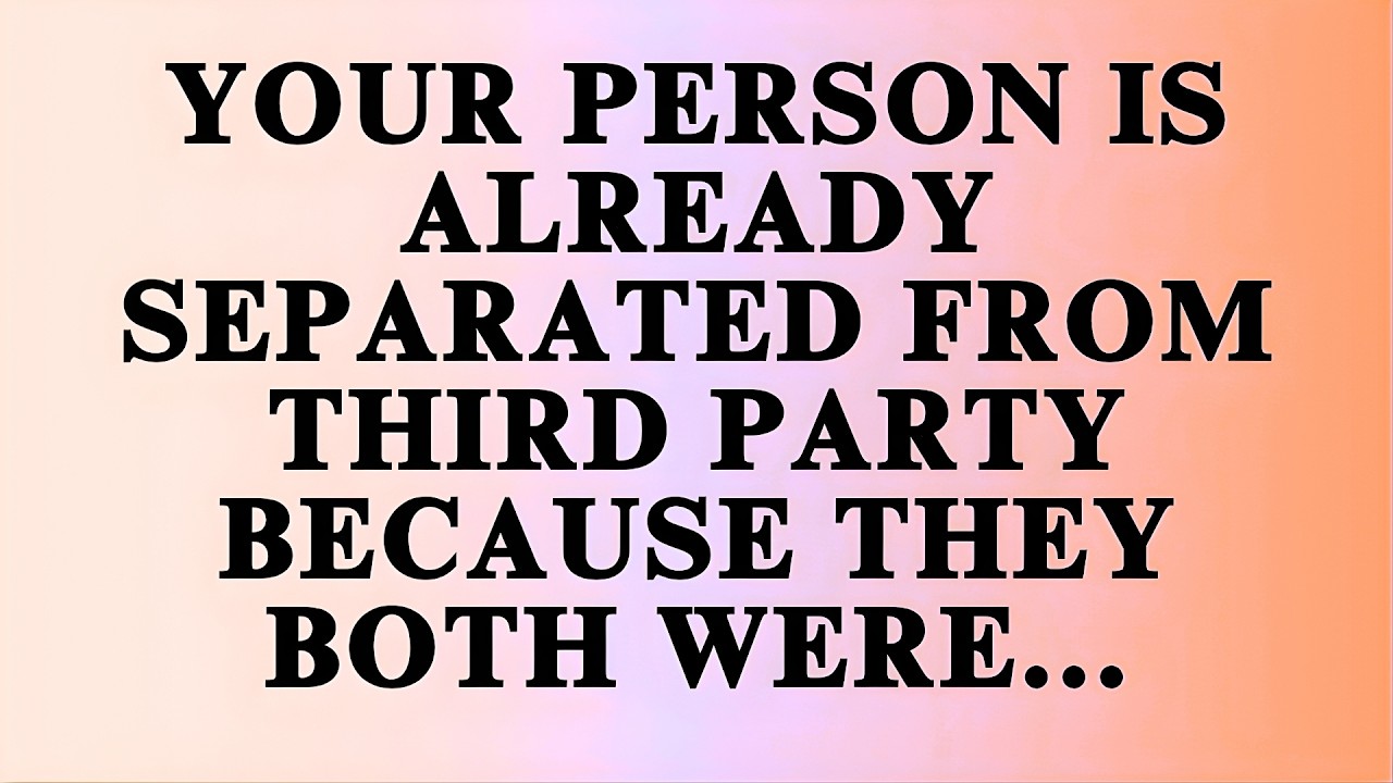 YOUR PERSON IS ALREDAY SEPARATED FROM THIRD PARTY BECAUSE THEY! ｜ JESUS SAY ｜ ANGELS MESSAGE FOR YOU