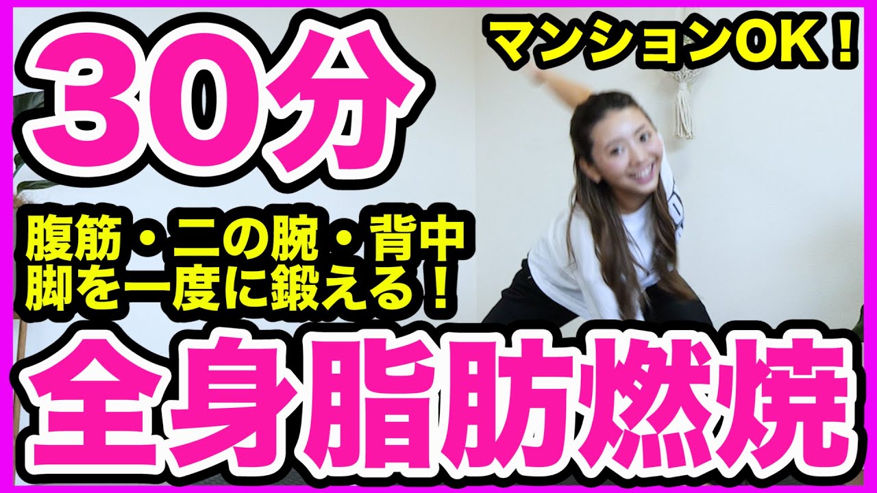 【決定版３０分】これ１本出来たらOK！腹筋・背中・二の腕・脚痩せを一度にやり切る筋トレ！【痩せるダンス】
