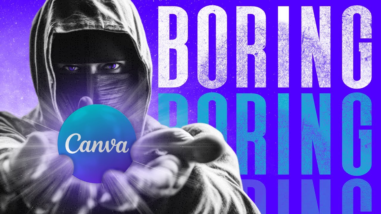 Скучные дизайны CANVA? Сделайте это.