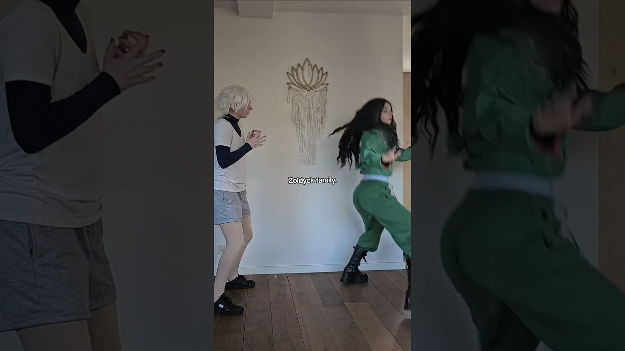 Illumi is a closet cosplay! #killua#hxh#hunterxhunter#cosplay#dance#fyp