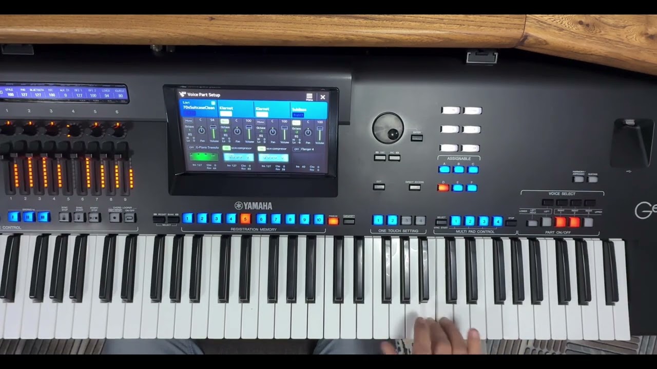 YAMAHA GENOS 2 { Volqa reqsi } Azerbaycan