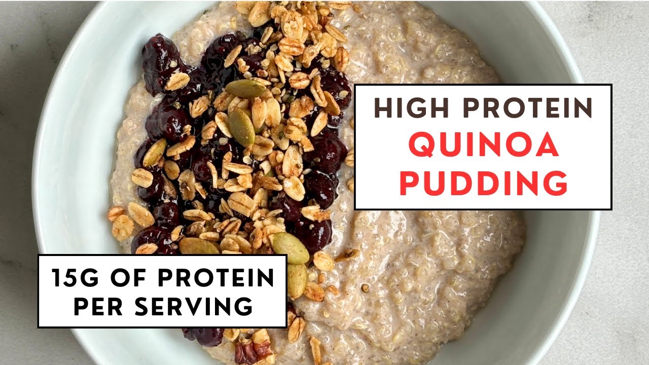 Protein POWER in a Bowl Quinoa Pudding