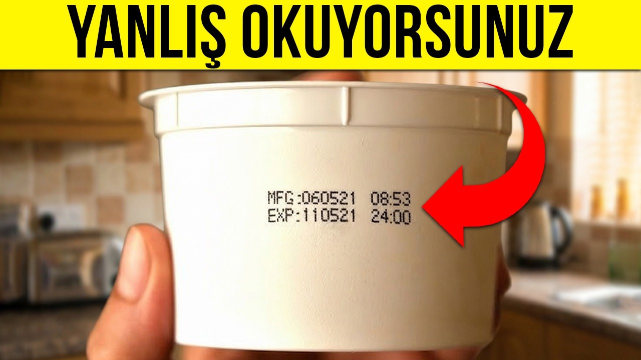 Son Kullanma Tarihleri Sandığınız Anlama GELMİYOR (Her Zaman Kandırıldınız)