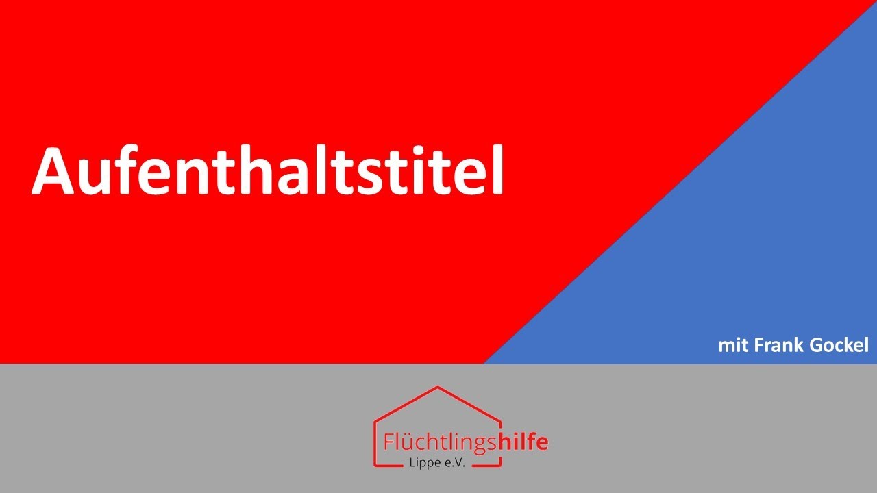 Aufenthaltstitel