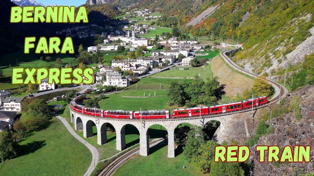Am făcut cea mai frumoasă călătorie cu trenul din lume - BERNINA EXPRESS din ITALIA până în ELVETIA