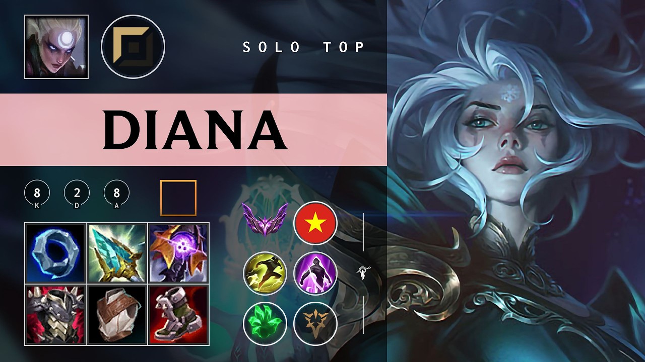 Diana Top vs Jayce - VN Master Patch 26.03