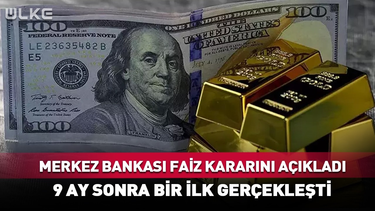 Merkez Bankası Faiz Kararını Açıkladı! 9 Ay Sonra Bir İlk Gerçekleşti #Sondakika