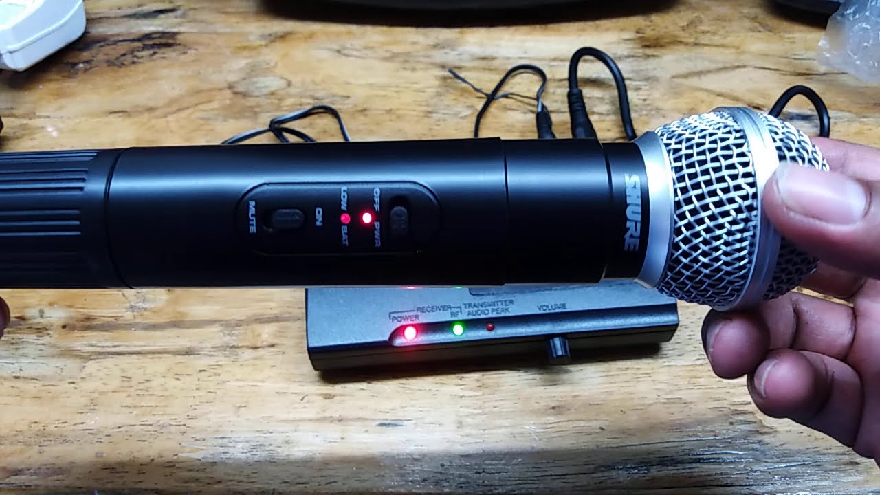 SHURE (IMIT.) LOOKS LIKE LEGIT! SINGLE WIRELESS  MIC...TEST & REVIEW.