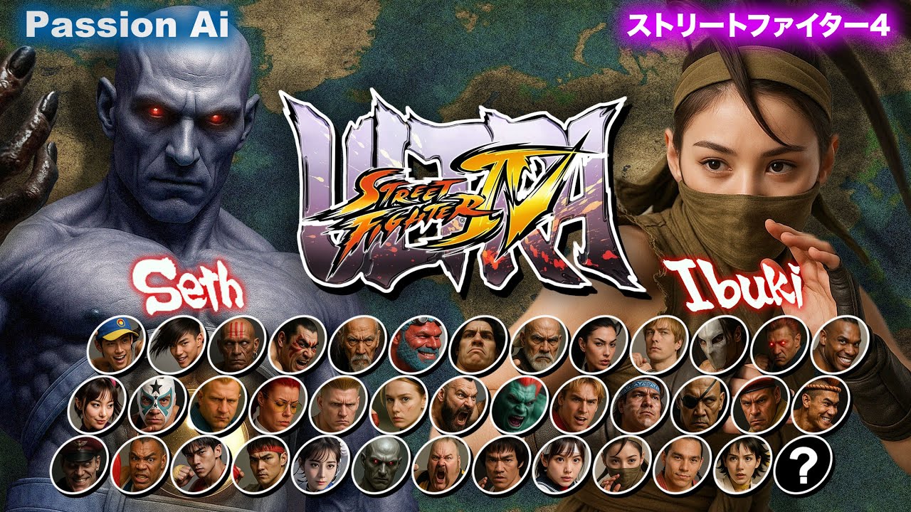 Ultra Street Fighter 4 Real| ウルトラストリートファイター4リアル|真街頭霸王4|#ai #streetfighter #ultrastreetfighter4 #game
