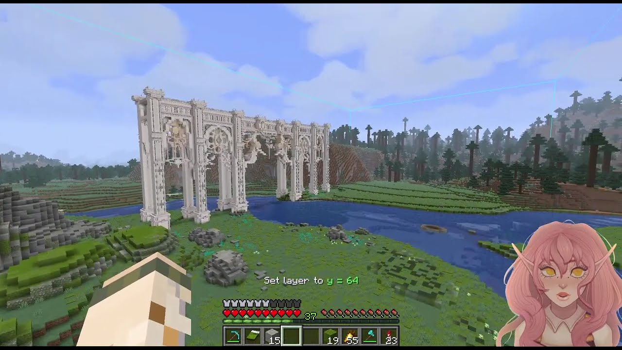 Boulders, Cliffs and a Gnome Riding a Frog! ✧ Building with Bie stream