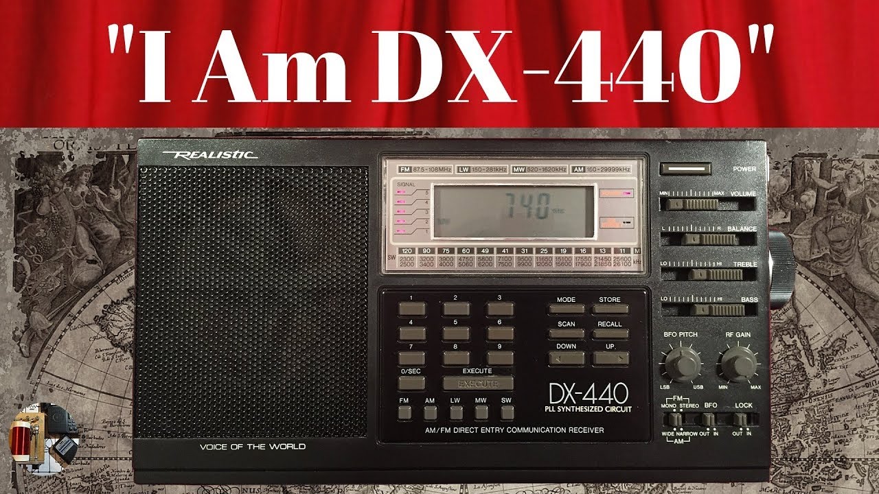 Realistic DX-440 AM FM Stereo LW Shortwave Portable Radio Review