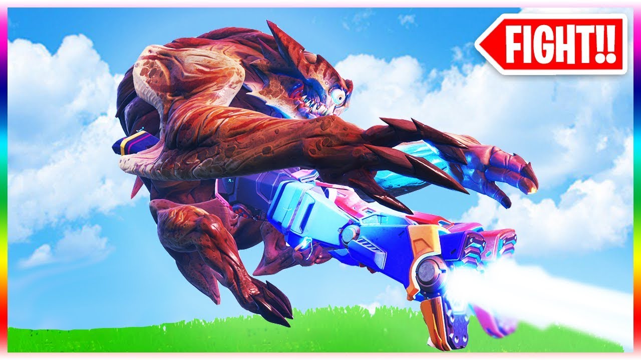 Fortnite MONSTER vs ROBOT Fight! (Fortnite Season 9 Event)