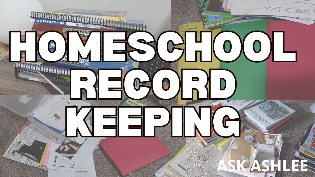 What I Actually Keep for Homeschool Records!