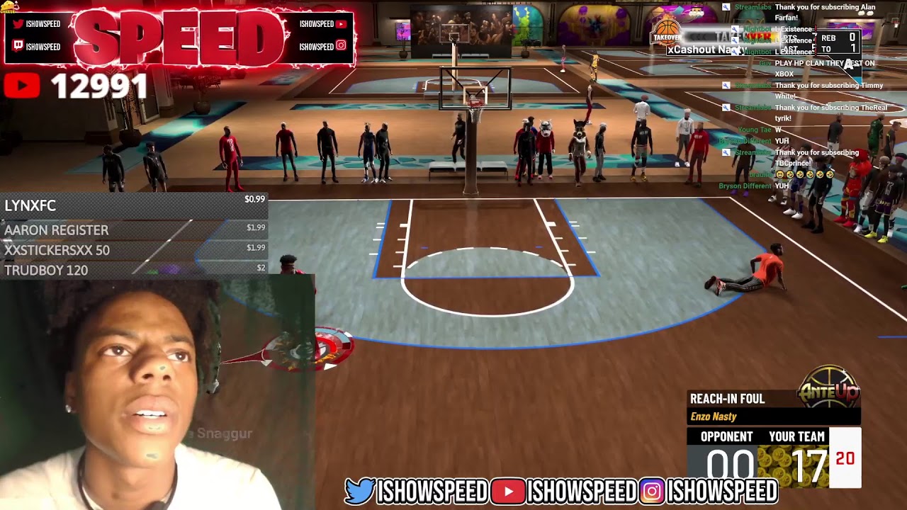 IShowSpeed Vs Alt2k $200 POT WAGER RIGHT NOW! NBA2K21 LIVE STREAM!