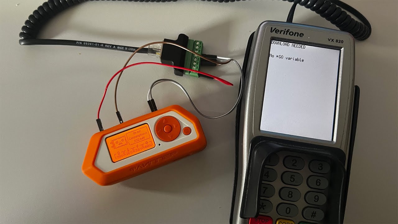 Powering a payment terminal with #flipperzero