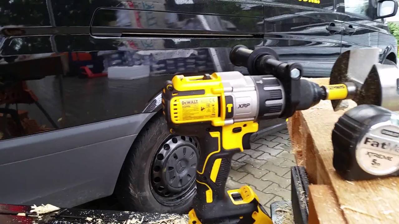 DeWalt DCD996P2 + wiertło gniazdowe 117mm
