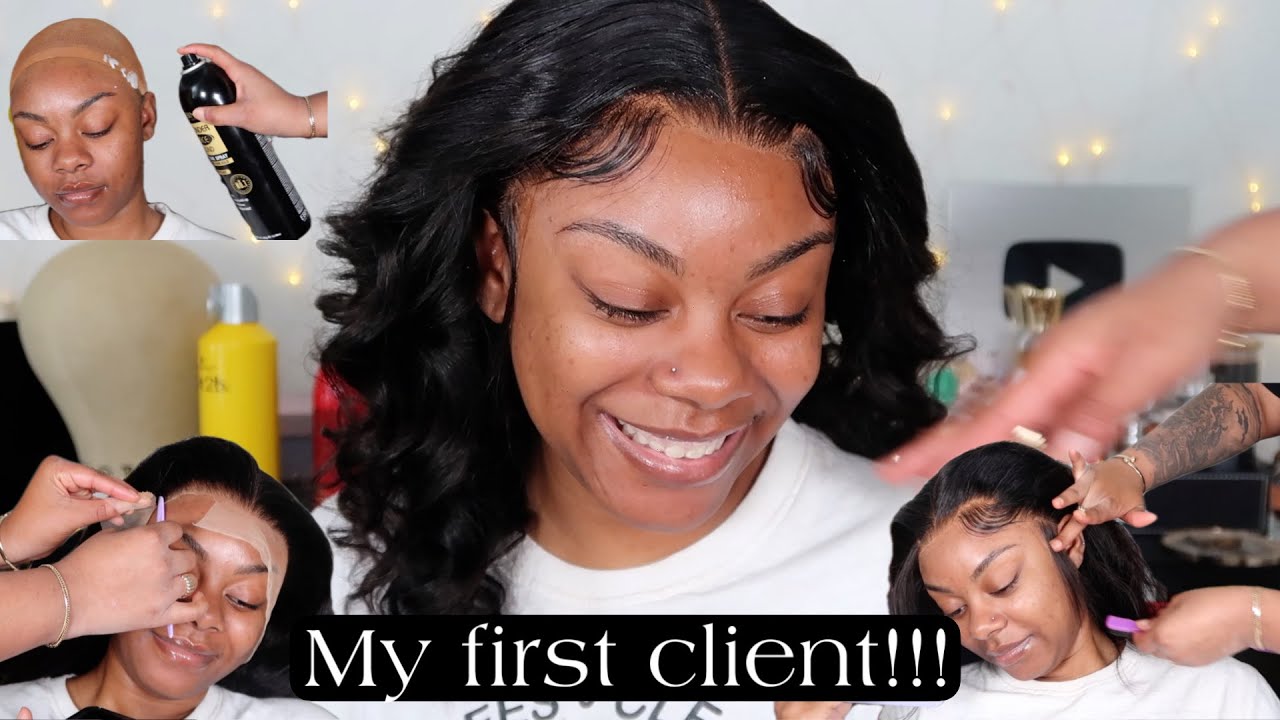 MY FIRST CLIENT!!! MY HAIR JOURNEY STORYTIME! ISEE HAIR!!