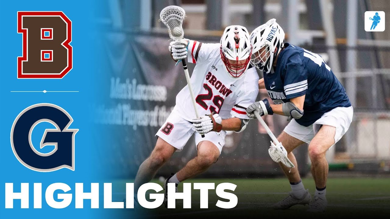 Brown vs Georgetown | NCAA College Lacrosse | Highlights - March 01, 2025
