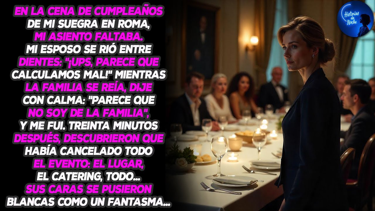 Cancelé la cena de cumpleaños de mi suegra porque me excluyeron. La venganza fue dulce