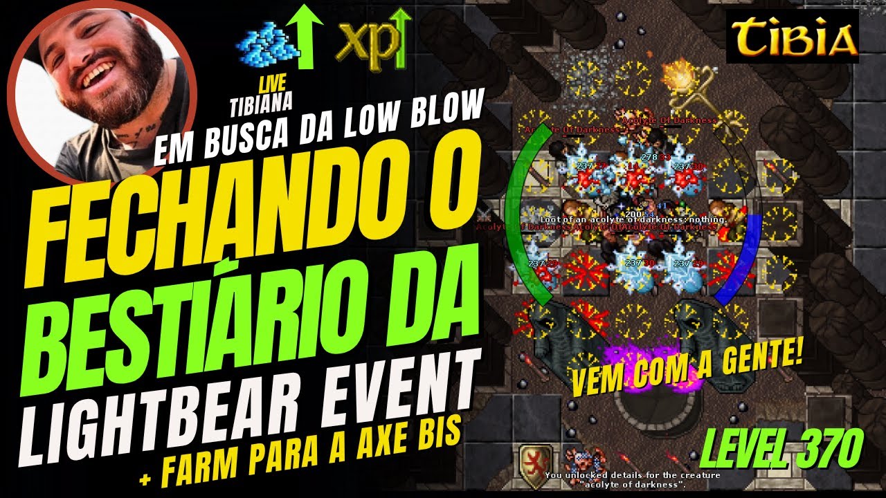 🔴FAZENDO BESTI&Aacute;RIOS NO TIBIA + FARM DA AXE BIS DE GELO    - 13/11/2025 🔴