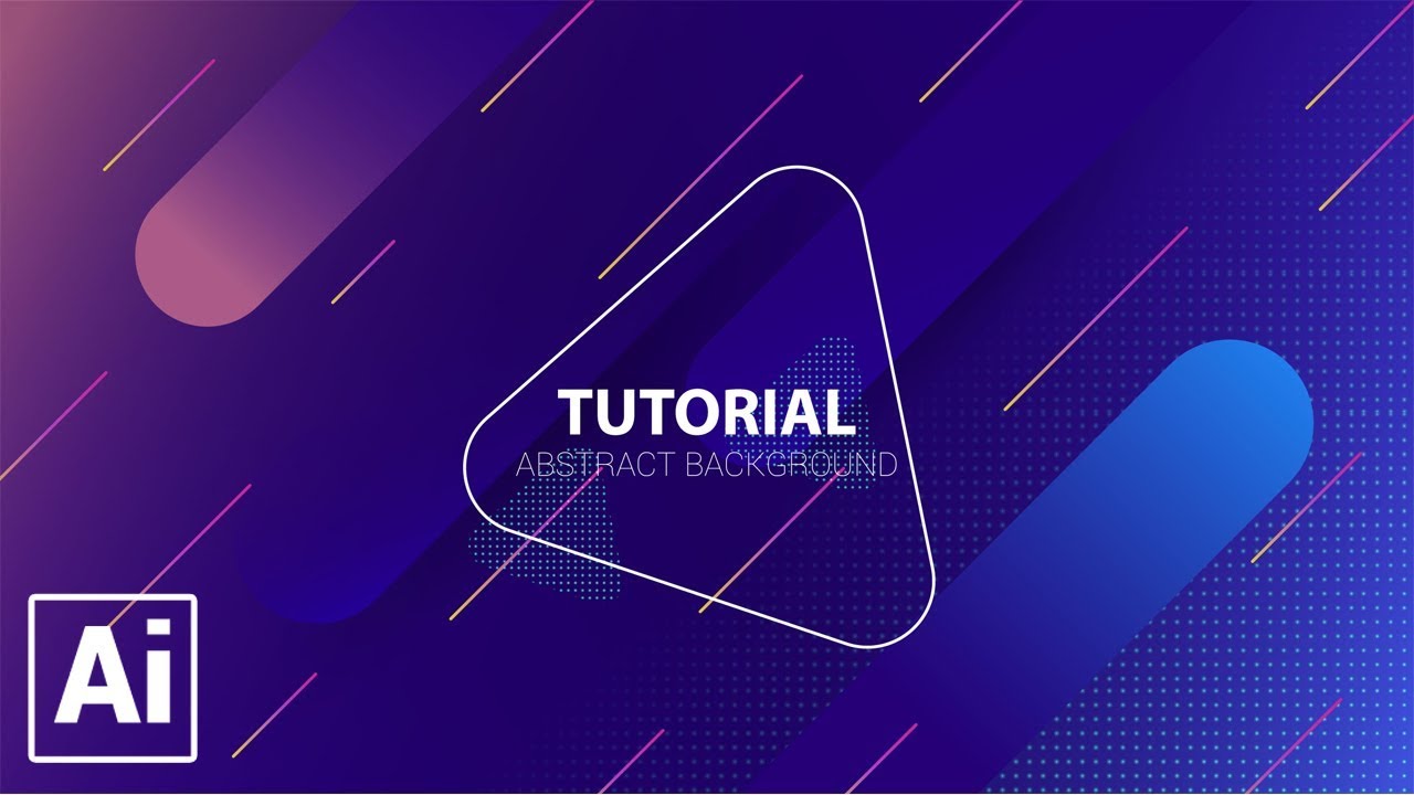 How to Create Abstract 3D Background Using Adobe Illustrator CC