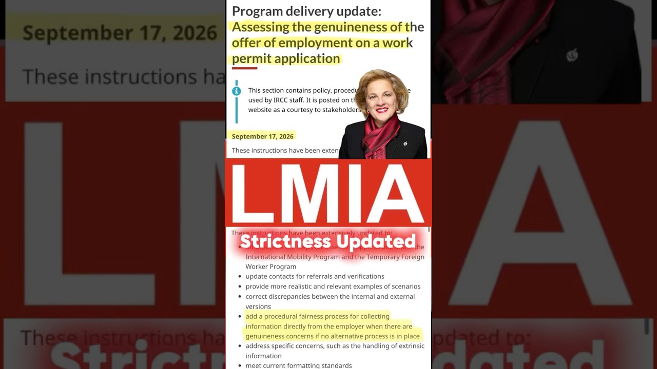 IRCC updated LMIA Work Permit Genuineness check 🇨🇦🫡 #lmia #internationalstudents #punjabi #pgwp