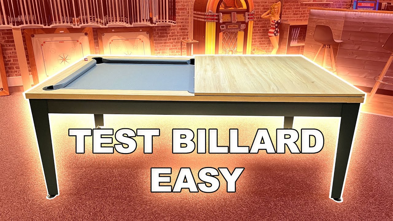 TEST DE NOTRE NOUVEAU BILLARD AVEC ROGER !