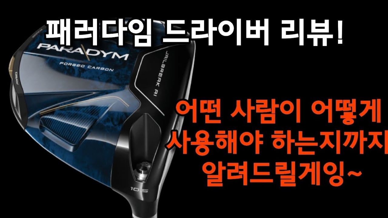 패러다임 드라이버 리뷰! 나....쁘지 않네?