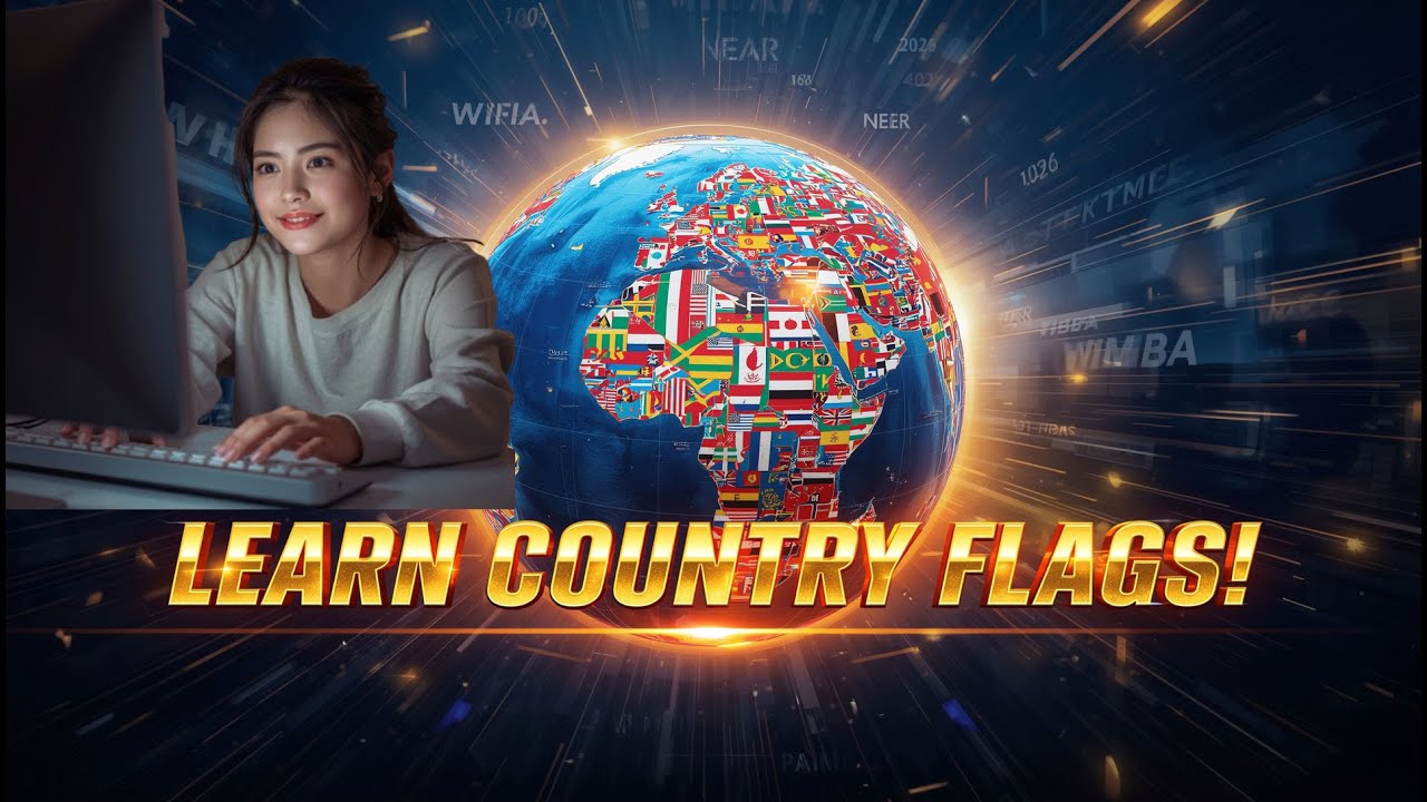 Learn Country Flags - 2026 geography🤩🌍🎵✅ 30.01.2026