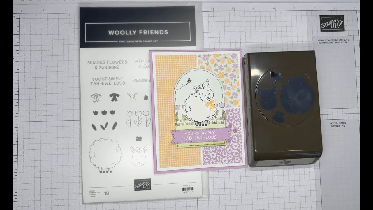 Stampin’ Up! Woolly Friends Simply Fabulous Card Tutorial #diy #papercrafting #patternedpaper