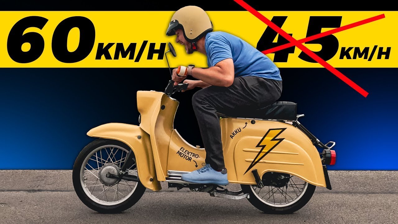 45 km/h Grenze bei Mopeds ausgehebelt mit Second Ride Schwalbe