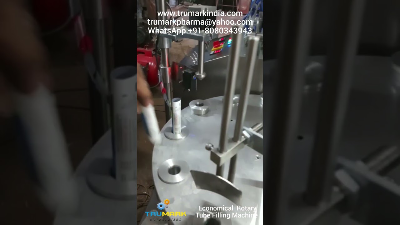 ECONOMICAL ROTARY TUBE FILLING MACHINE