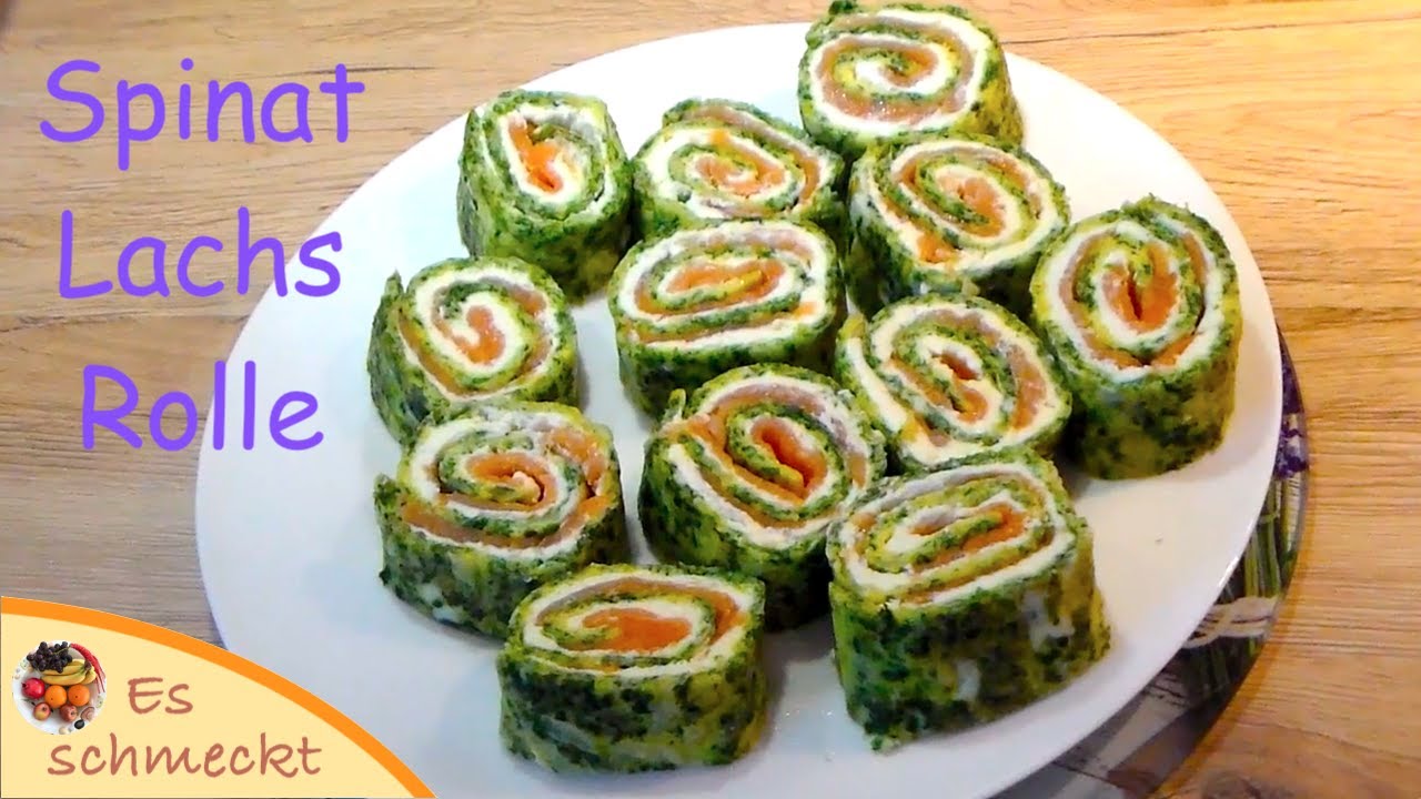 Spinat- Lachs- Rolle, schnell gemacht
