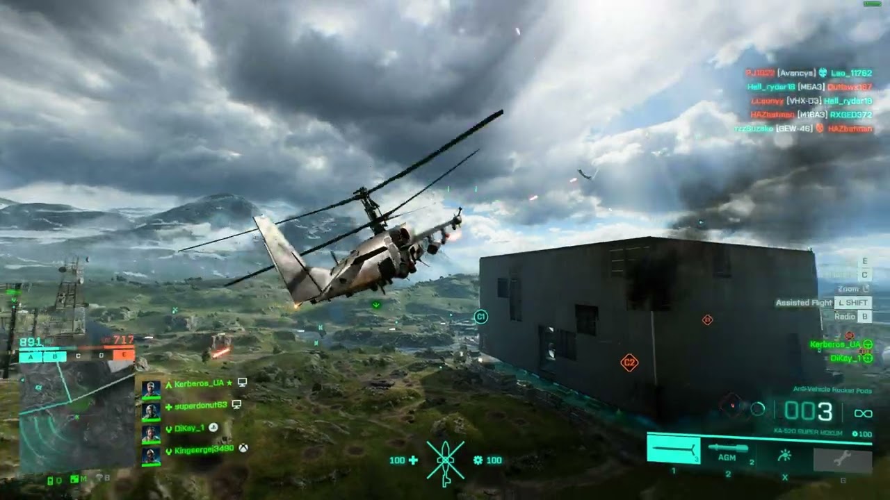 Battlefield 2042 | KA-520 Attack Helicopter Gameplay | RTX 4090 (Ultra Graphics)