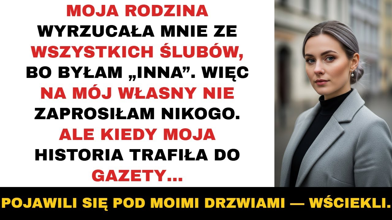 Rodzina wykluczyła mnie ze wszystkich wesel, bo byłam 